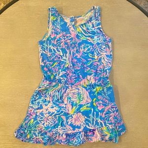 Lilly Pulitzer Venecia Romper Size L 8-10